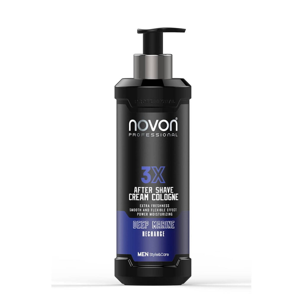 Novon Professional Aftershave Cream Cologne – Deep Marine – 400ml Creme - Haarmarkt.nl
