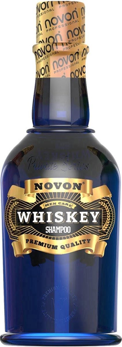 NOVON Men Care Whiskey shampoo 400ml - Hydrateerd - met aloe vera en vitamine B5
