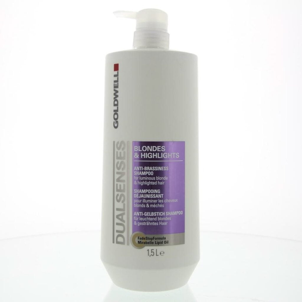 DualSenses Blondes & Highlights Anti Brassiness Shampoo 1500ml - Haarmarkt.nl