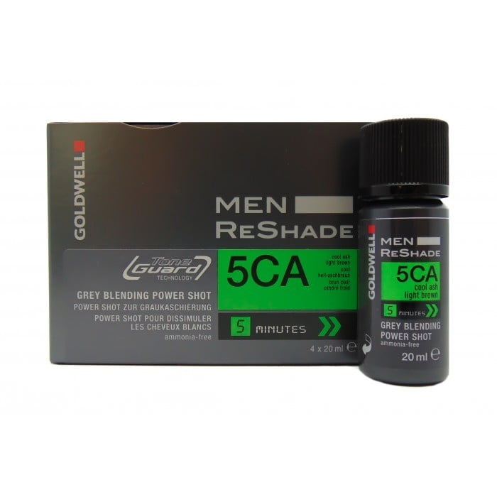 Men Reshade Grey Blending Power Shot 5CA Cool Ash Light Brown 4x20ml