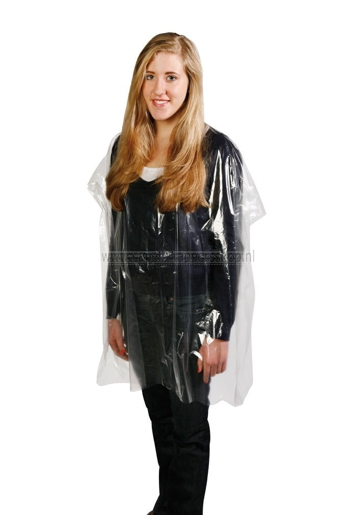 Wegwerp Kapmantels ORJIN LANG 100stuks