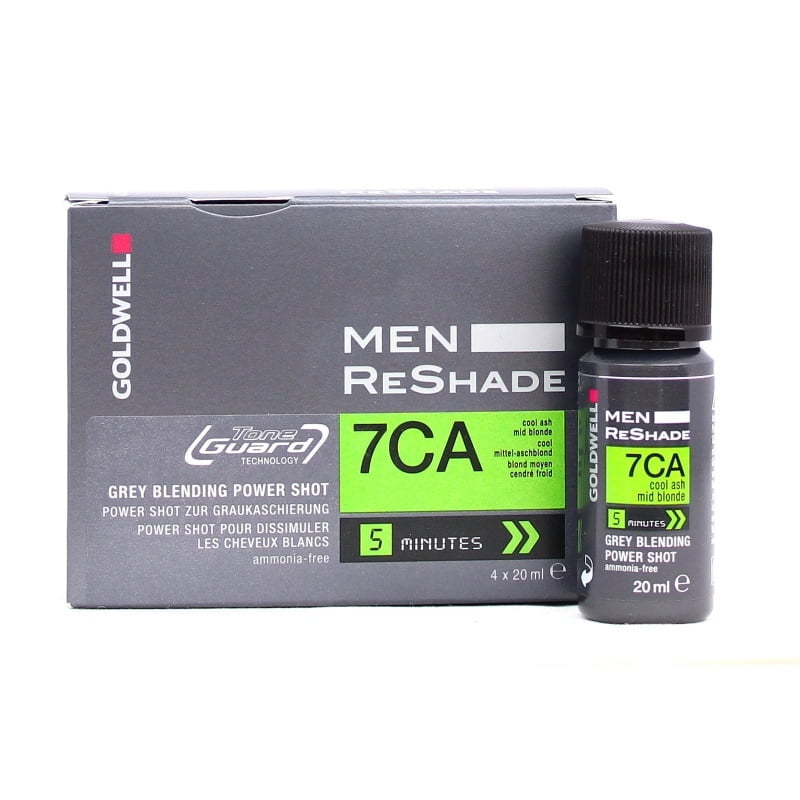 Men Reshade Grey Blending Power Shot 7CA Cool Ash Mid Blonde 4x20ml