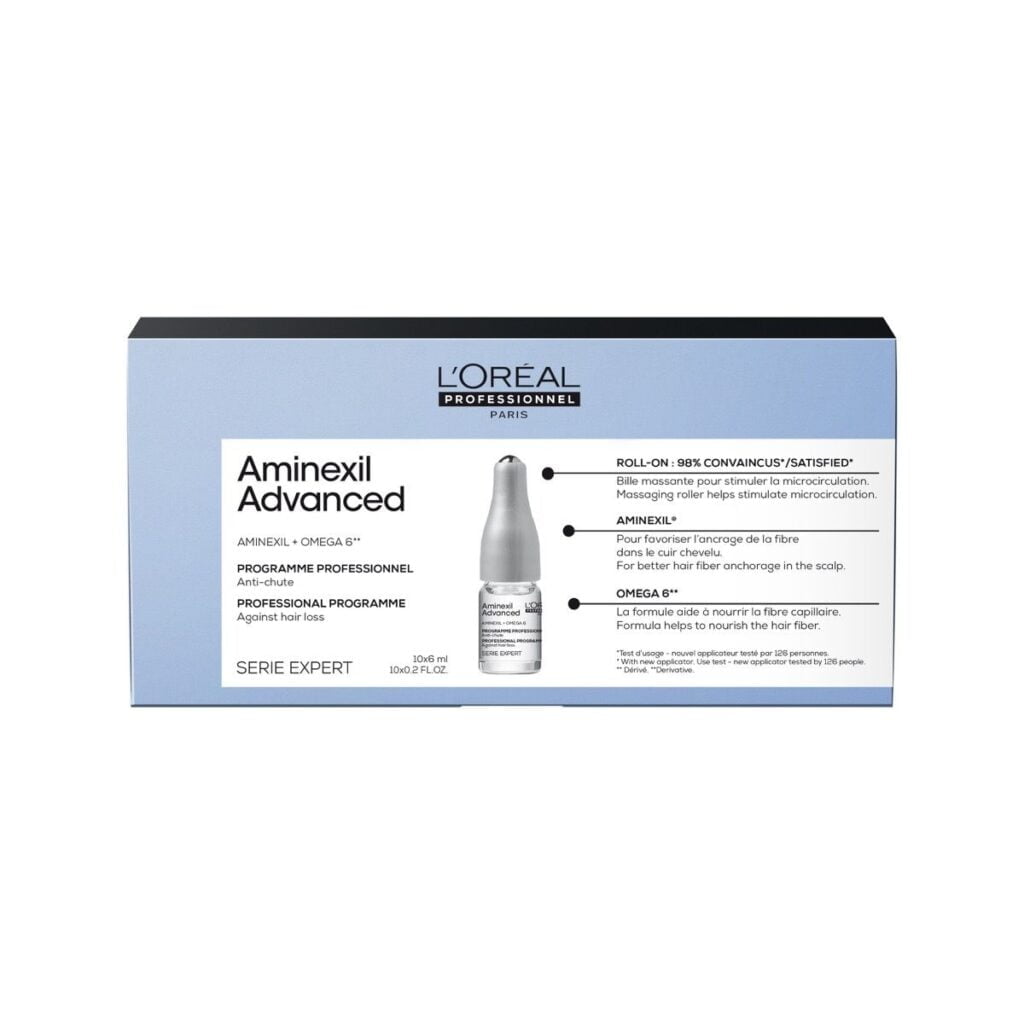 Expert Aminexil + Omega 6 Advanced Roll-On 10x6ml - Haarmarkt.nl