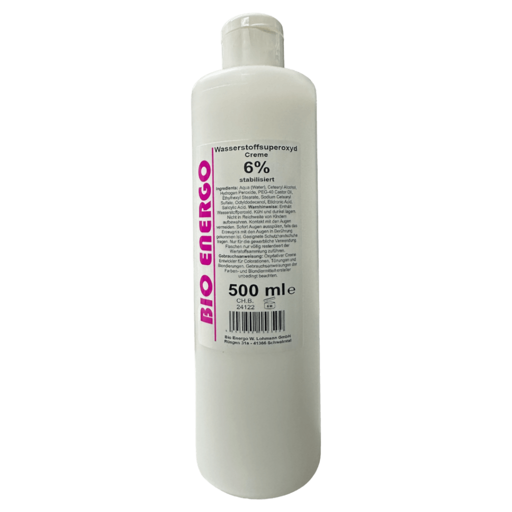 Bio Energo Creme Oxydante Waterstofperoxide – 500ml - Haarmarkt.nl