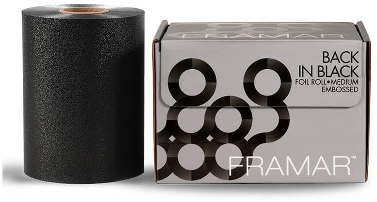 Framar Medium Foil Embossed Back In Black
