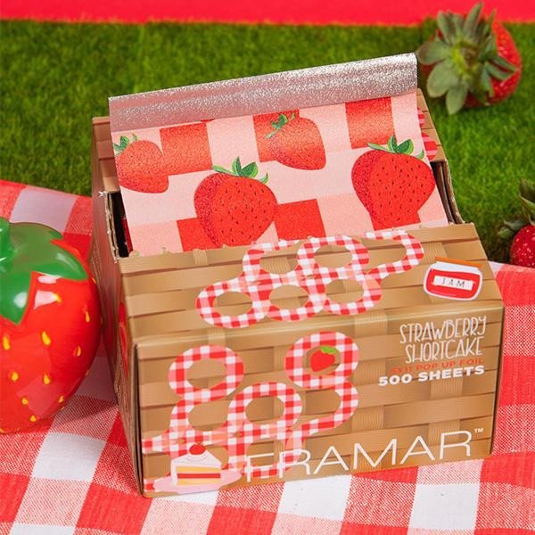 Framar Folie Strawberry Shortcake Pop Up Foil 500 Stuks